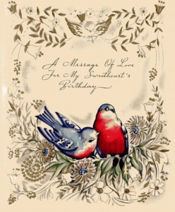 1940s Birthday Card- Front