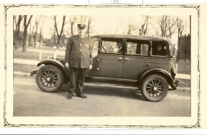 Lt. John Brandenburger with His Car