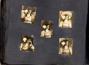 Unknown people in a photo album probably owned by Bess Dorothy Green, p.33.
