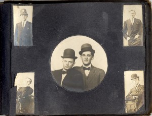 Unknown people in a photo album probably owned by Bess Dorothy Green, p.34.