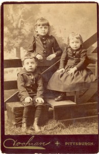 Unknown Children- Green or Cooper Family? Photo taken by R.D. Cochran, "Artistic Photographer" in Pittsburgh, Pennsylvania.