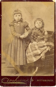 Unknown Girls- Green or Cooper Family? Photo taken by R.D. Cochran, "Artistic Photographer" in Pittsburgh, Pennsylvania.