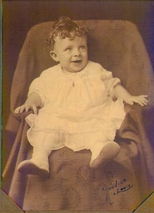 Mary Theresa Helbling as a baby, 1925.