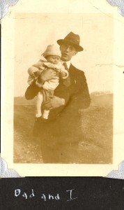 Dr. Edward A. McMurray, Sr. with his son, about 1924.