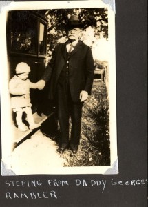 George A. Roberts with his grandson, about 1926.