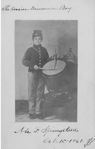 "The Hoosier Drummer Boy," Abram F. Springsteen, 15 Oct 1861
