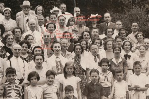 Fourth Annual Broida Family Reunion, July 11, 1937. Youngstown, Ohio. #9C-annotated