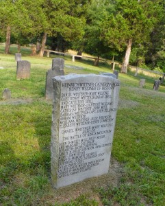Weidner Monument with Family History. Weidner Robinson Cemetery, Newton, Catawba County, North Carolina.