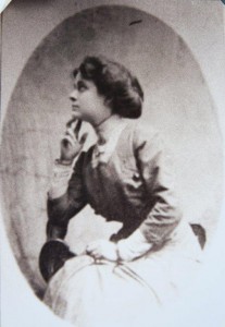 Elvira Kring, the only known photo of her.