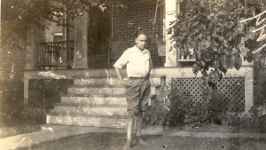 1920, Lloyd Eugene "Gene" Lee at 1038 Grandview, St. Louis, Missouri. He was about 13 in this photo.