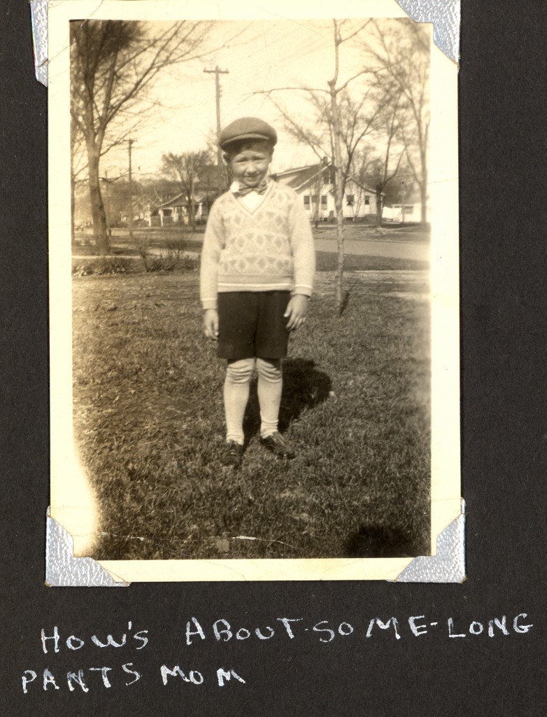 About 1929? Edward A. McMurray, from his own photo album in which he wrote the captions, created  in the late 1940s.