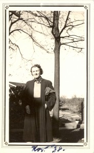 Mabel Mulhollen is written on the back, Nov. '28 [1928] on the front. 