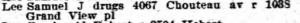 Gould's 1917 City Directory listing for Samuel J. Lee. Ancestry.com