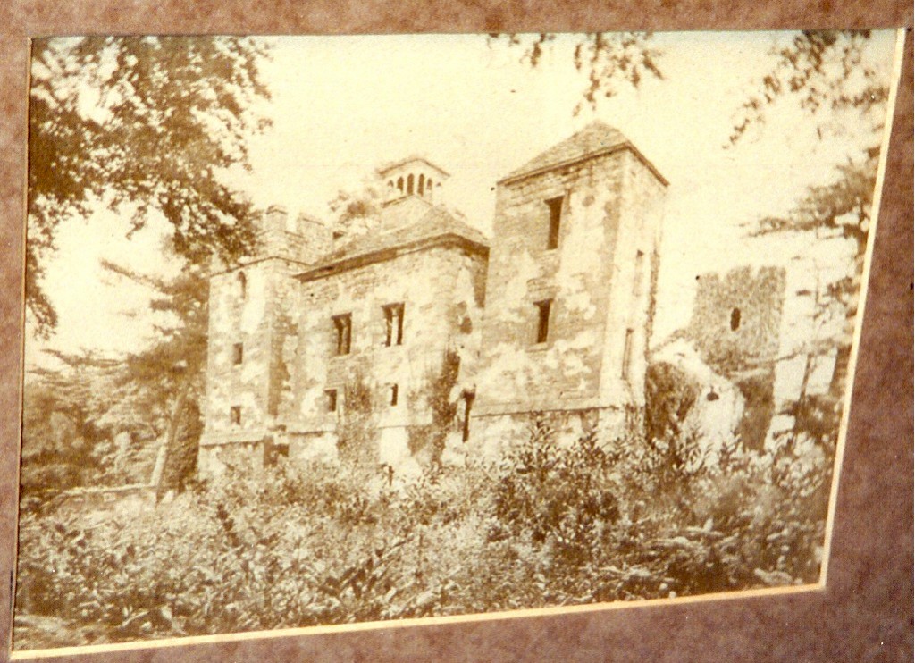 Acton Burnell Castle-family picture, taken c1990.