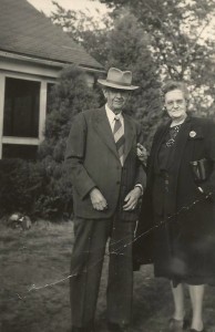 William Elmer McMurray and Lynette Payne, married 1899. Grandparents of Edward A. McMurray, Jr. c1950s?