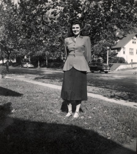 Mary Helbling McMurray, Easter, 1949