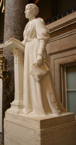 "Statue of Frances Willard in the US Capitol" by RadioFan at English Wikipedia. Licensed under CC BY-SA 3.0 via Wikimedia Commons - http://commons.wikimedia.org/wiki/File:Statue_of_Frances_Willard_in_the_US_Capitol.JPG#mediaviewer/File:Statue_of_Frances_Willard_in_the_US_Capitol.JPG