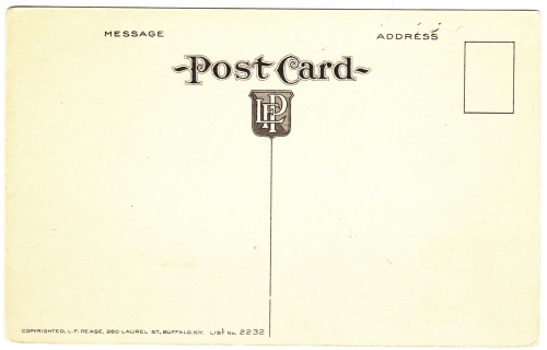 Women's Christian Temperance Union (W.C.T.U.) Invitation Postcard, c1910?- Reverse
