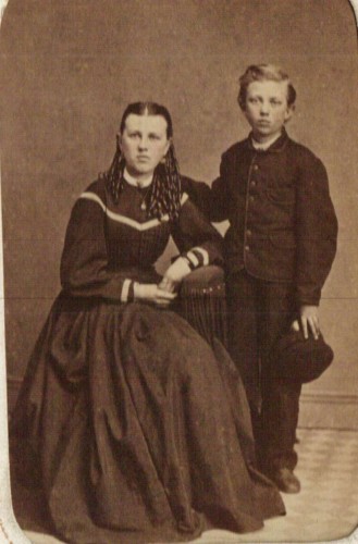 Mary "Emma" Beerbower and her brother John Eleazer Beerbower