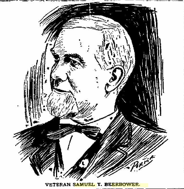 Sketch of Samuel T. Beerbower in "The Marion Daily Star" [Marion OH], 26 Nov 1895
