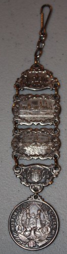 Souvenir of 1904 St. Louis World's Fair-Watch Fob-reverse.