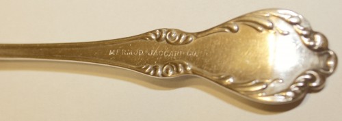 1904 Louisiana Exposition Souvenir- Spoons- Cascade Gardens; Sterling from Mermod-Jaccard (a St. Louis fine jeweler).