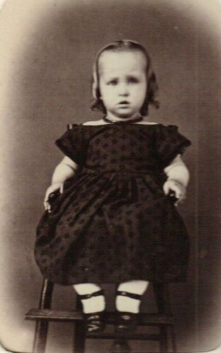 Ella Baker, most likely Tacey Viella Baker, b. 1864. Courtesy Marion County [Ohio] Historical Society. (Click to enlarge.)