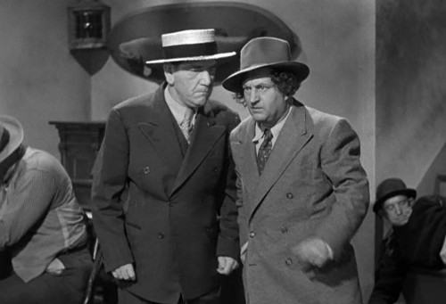 "Crime on Their Hands," 1948 Columbia Pictures Corporation short with Moe, Larry, and Shemp of the "3 Stooges."