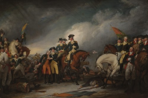 "The Capture of the Hessians at Trenton" by John Turnbull, via Wikipedia, public domain.