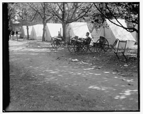 "The Big Guns." October, 1902 GAR Encampment, Washington, D.C. Glass negative, via Library of Congress, no restrictions.