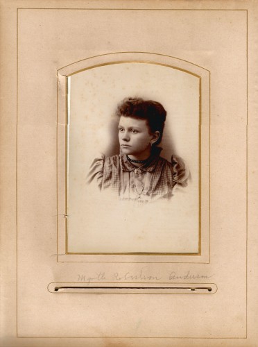 Myrtle Robertson Anderson from the Lloyd Roberts Family Photo Collection.