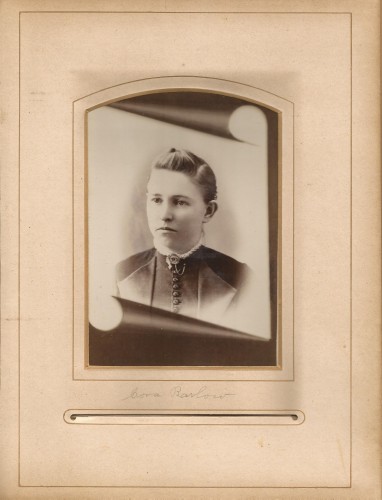 Cora Barlow- younger? from the Lloyd Roberts Family Photo Collection.