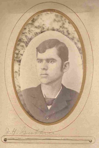 J. H. Guthrie from the Lloyd Roberts Family Photo Collection.