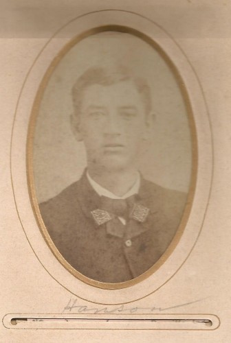 "Hanson" from the Lloyd Roberts Family Photo Collection.