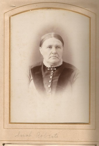 Sarah (Christie) Roberts, from a William Roberts Family Photo Album.