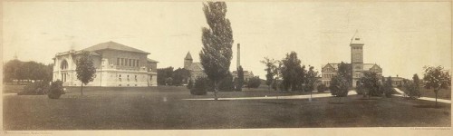 Purdue University, circa 1904, via Wikimedia Commons, also available from Library of Congress. Public domain.