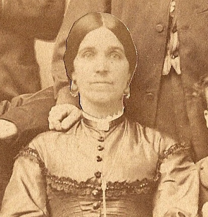 Anna (Conner)Springsteen, cropped from family portrait c1863.
