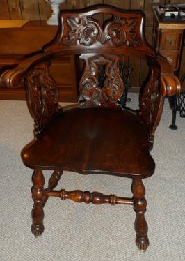 Likely John Broida's chair, brought to US from Eastern Europe.